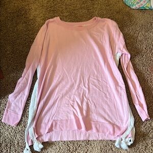 Pink Long Sleeve Sweater with Tassel Details- lily pulitzer, size small